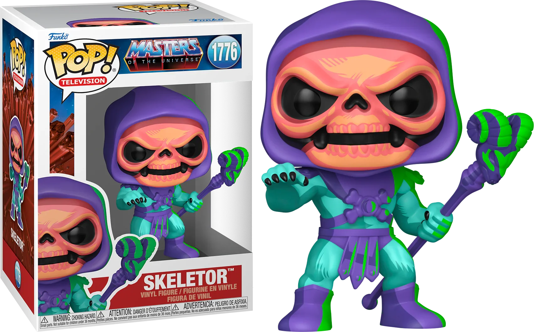 Masters of The Universe - Skeletor (Retro Neon Deco) Pop! Vinyl