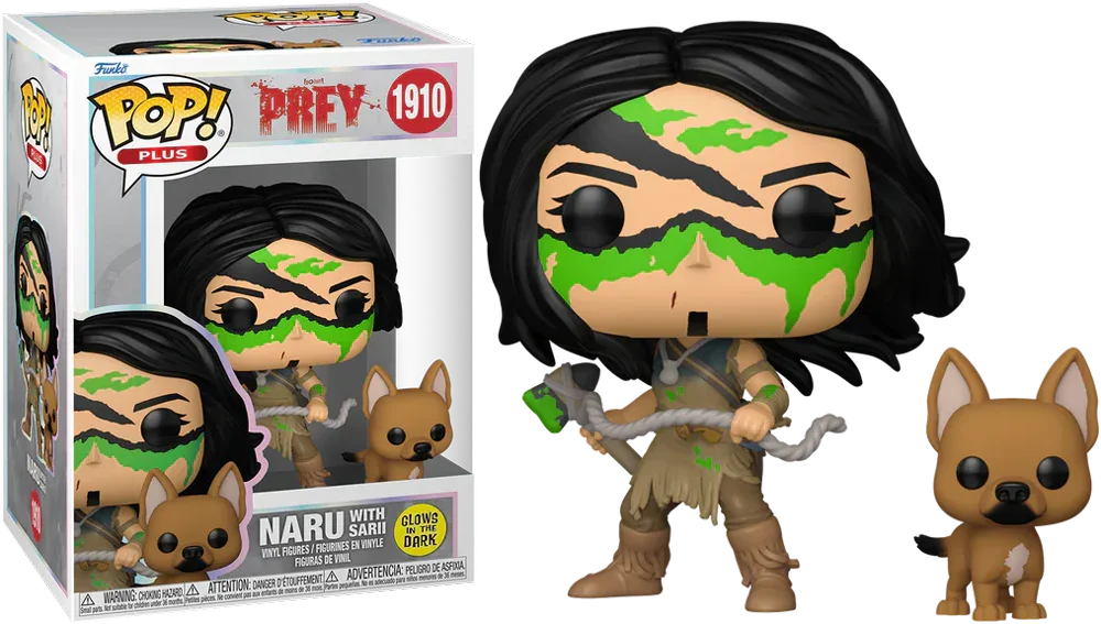 FUN86614 Prey (2022) - Naru with Sarii Glow-in-the-Dark Pop! Plus Vinyl - Funko - Titan Pop Culture