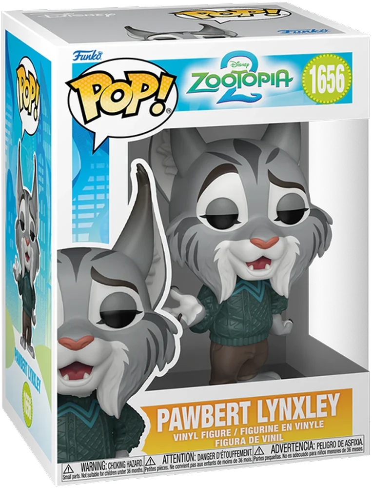 Zootopia 2 - Pawbert Lynxley Pop! Vinyl