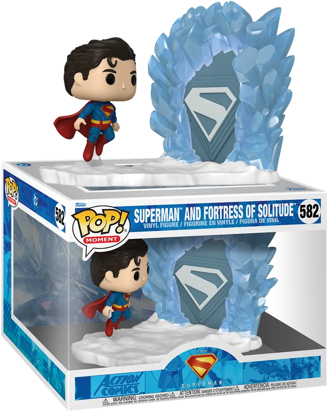 FUN86642 Superman (2025) - Superman & Fortress of Solitude Pop! Moment - Funko - Titan Pop Culture
