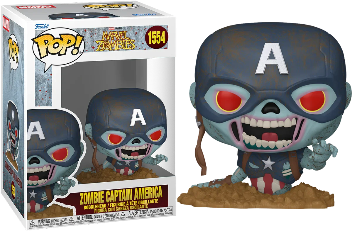 Marvel: Zombies - Zombie Captain America Pop! Vinyl