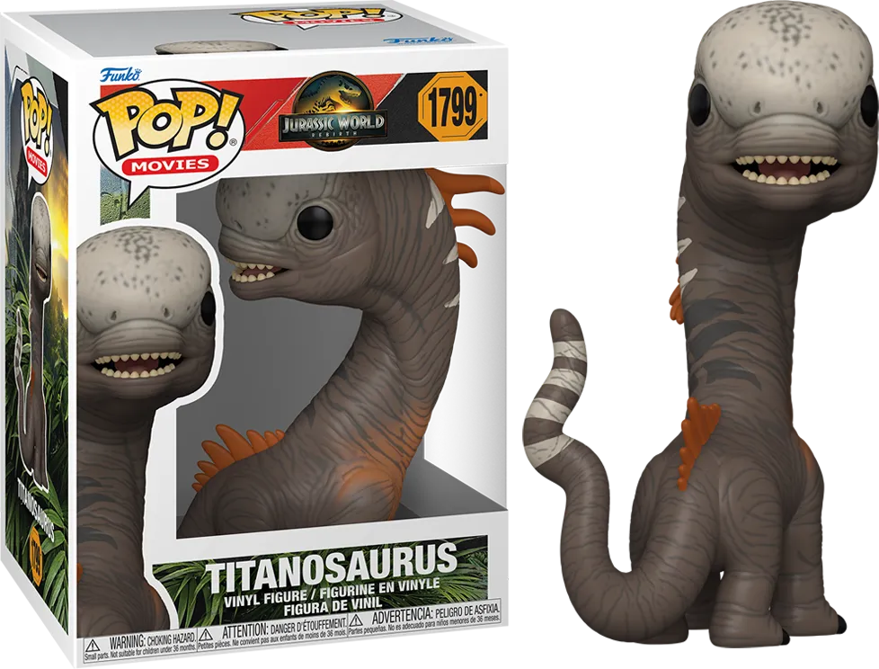 FUN86660 Jurassic World (2025) - Titanosaurus Pop! Vinyl - Funko - Titan Pop Culture