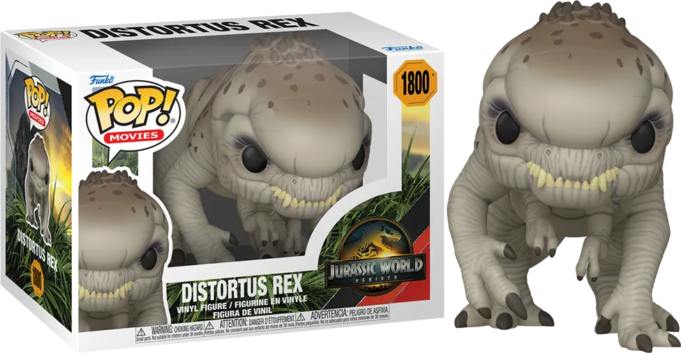 FUN86661 Jurassic World (2025) - Distortus Rex Pop! Vinyl - Funko - Titan Pop Culture