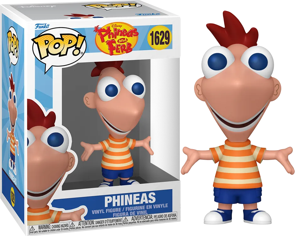 FUN86693 Phineas and Ferb - Phineas Pop! Vinyl - Funko - Titan Pop Culture