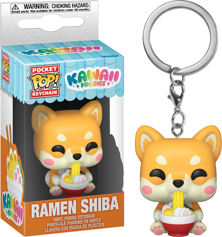 FUN86728 Funko Food - Ramen Shiba Pop! Vinyl Keychain - Funko - Titan Pop Culture