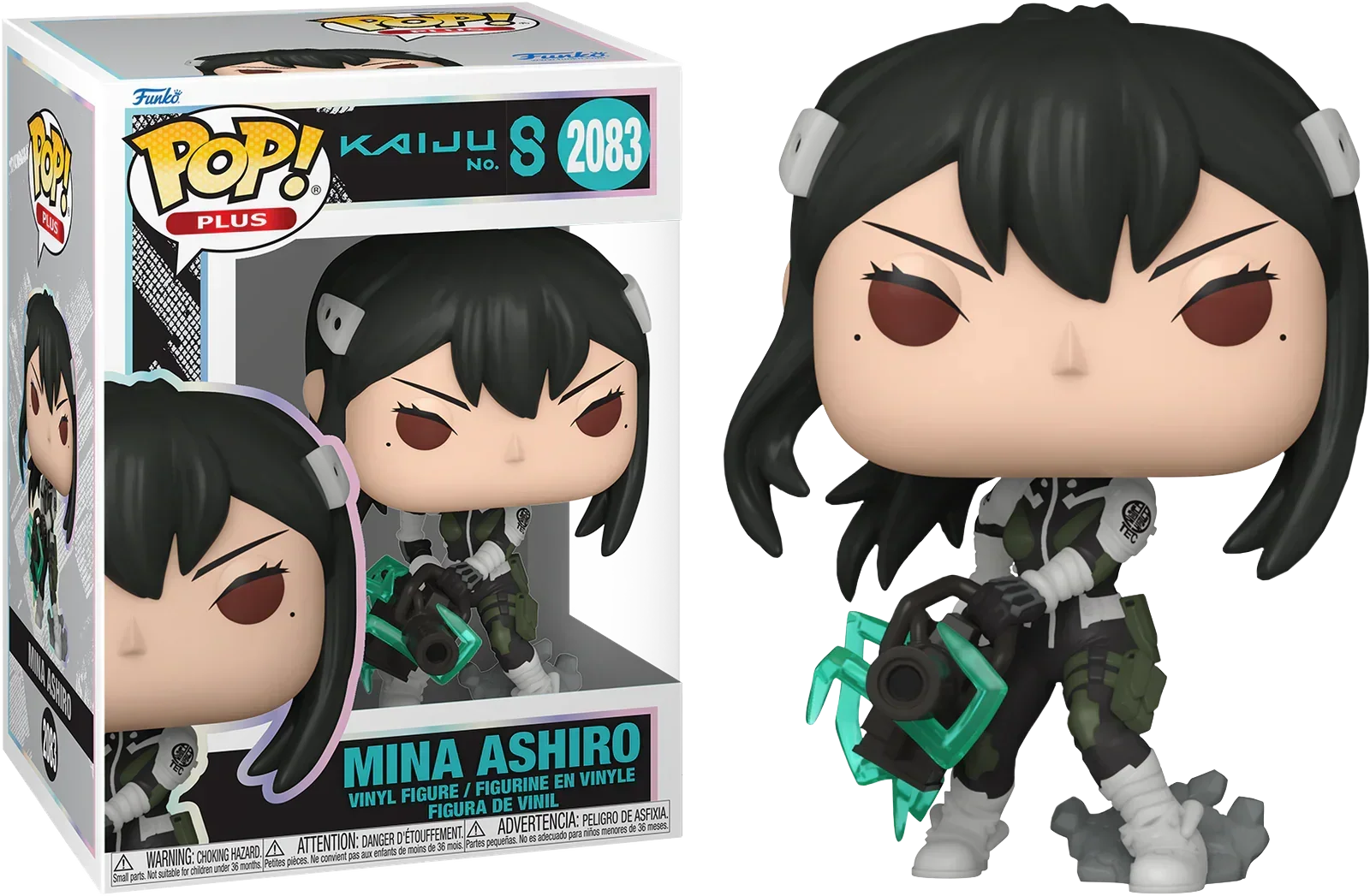 FUN86765BUNDLE Kaiju No. 8 - Mina Ashiro Pop! Plus - Chase Bundle / Case - Funko - Titan Pop Culture