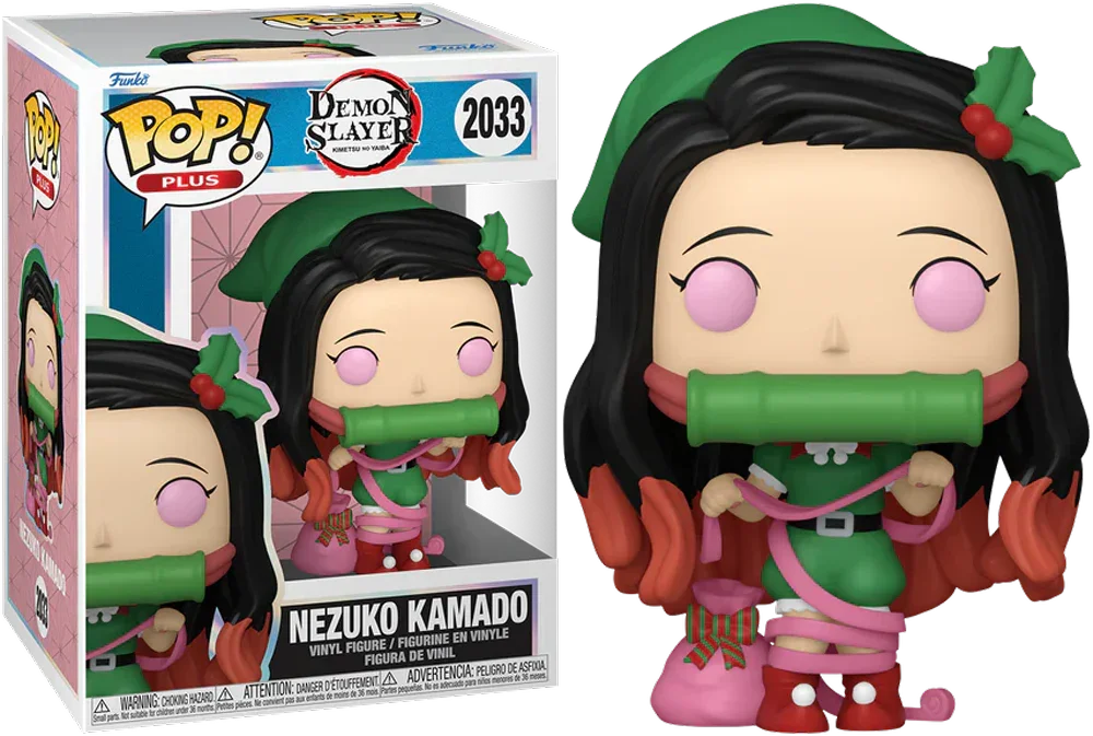Demon Slayer - Nezuko Kamado (Holiday) Pop! Plus