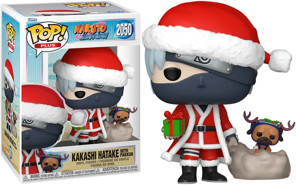 Naruto - Kakashi Hatake with Pakkun (Holiday) Pop! Plus