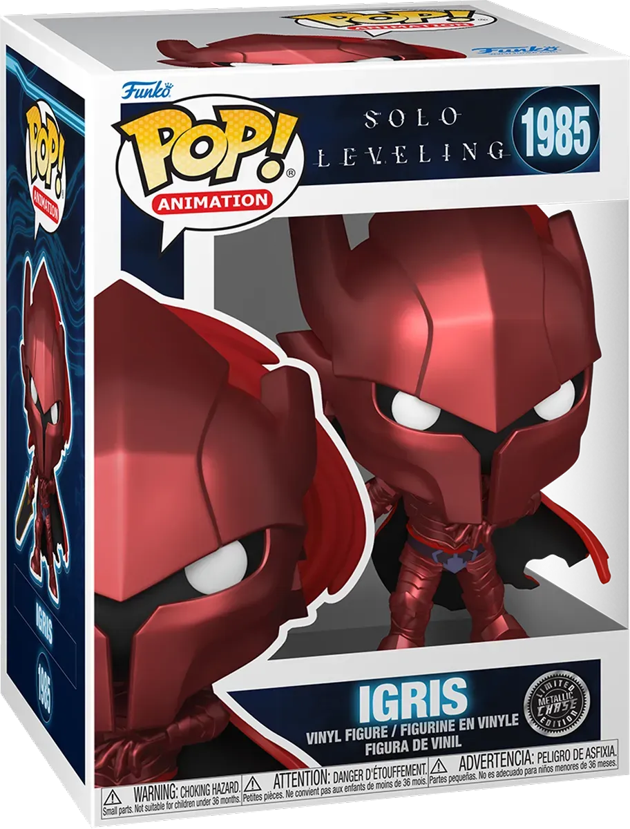 FUN86841BUNDLE Solo Leveling - Igris Pop! Vinyl - Chase Bundle / Case - Funko - Titan Pop Culture