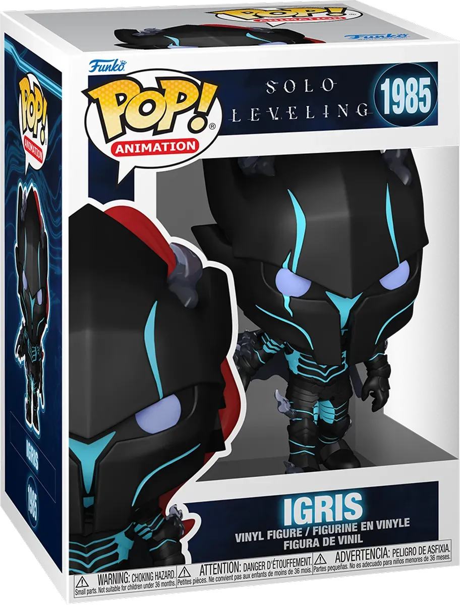 FUN86841BUNDLE Solo Leveling - Igris Pop! Vinyl - Chase Bundle / Case - Funko - Titan Pop Culture