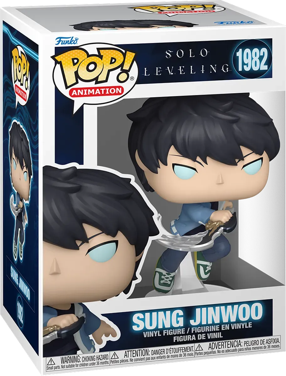 FUN86843BUNDLE Solo Leveling - Sung Jinwoo Pop! Vinyl - Chase Bundle / Case - Funko - Titan Pop Culture