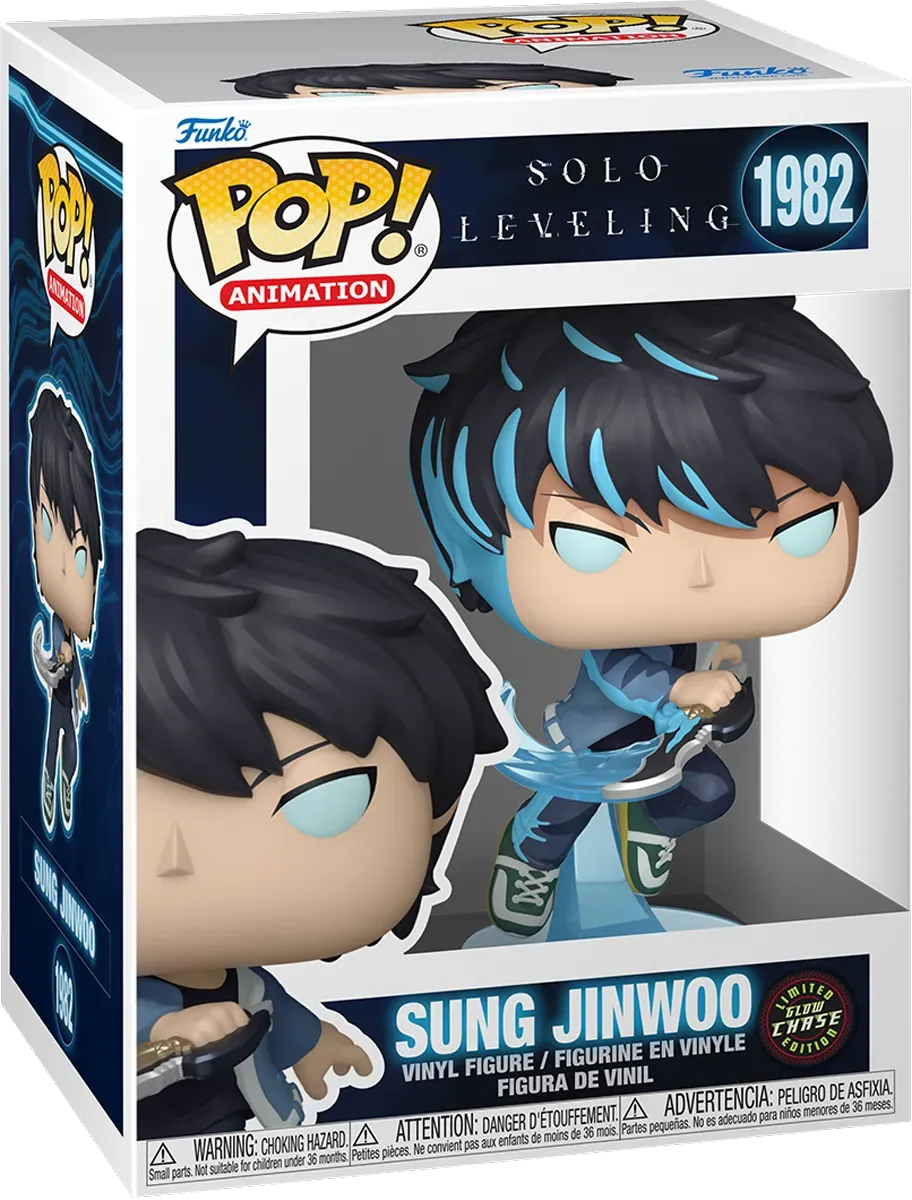 FUN86843BUNDLE Solo Leveling - Sung Jinwoo Pop! Vinyl - Chase Bundle / Case - Funko - Titan Pop Culture
