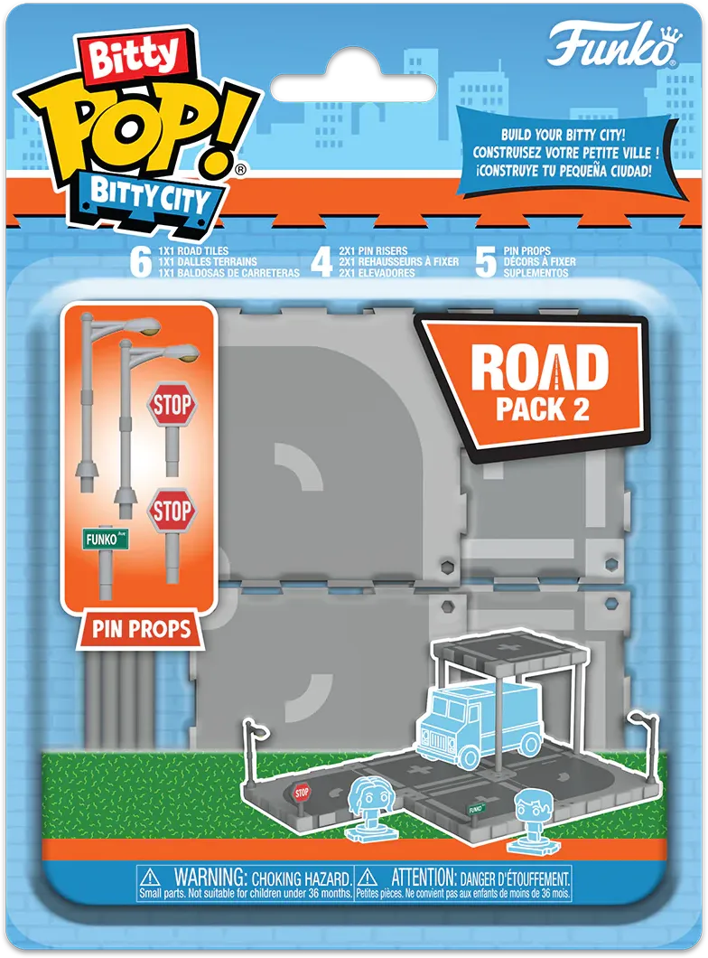 FUN86854 Bitty City - Road Kit Expansion Pack #2 - Funko - Titan Pop Culture