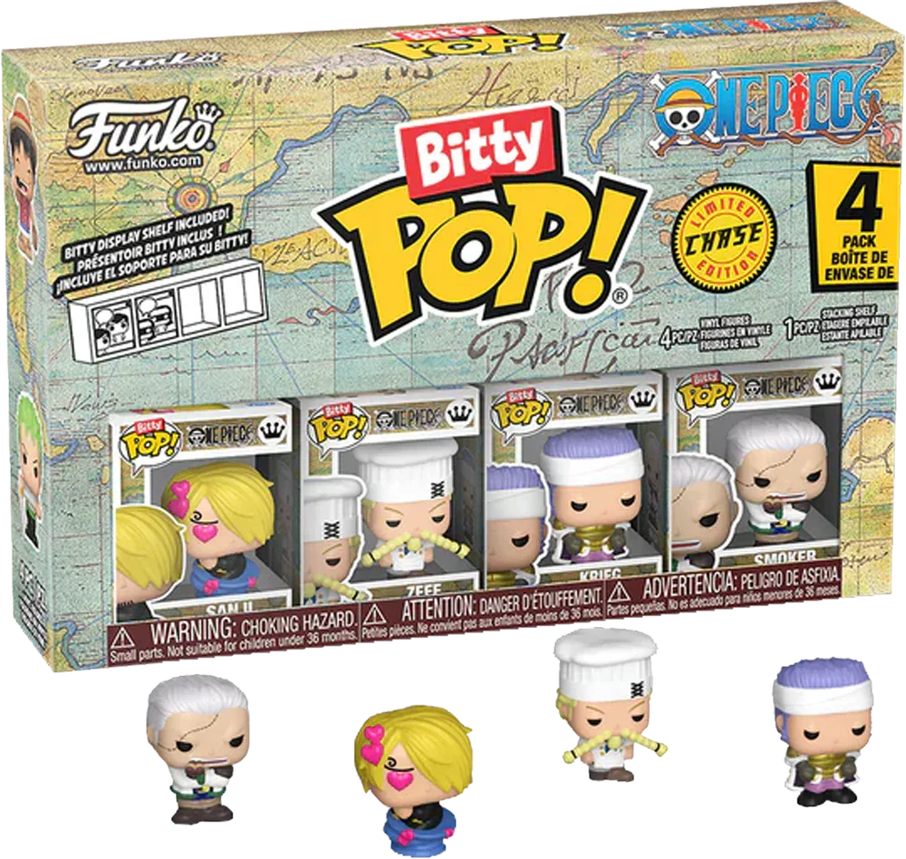 One Piece - Sanji Bitty Pop! 4-Pack