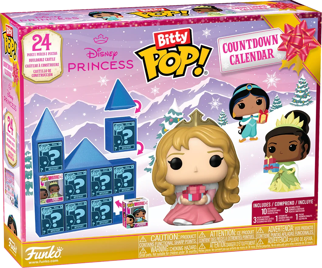 FUN87001 Disney: Princesses - Bitty Pop! Vinyl Countdown Calendar - Funko - Titan Pop Culture