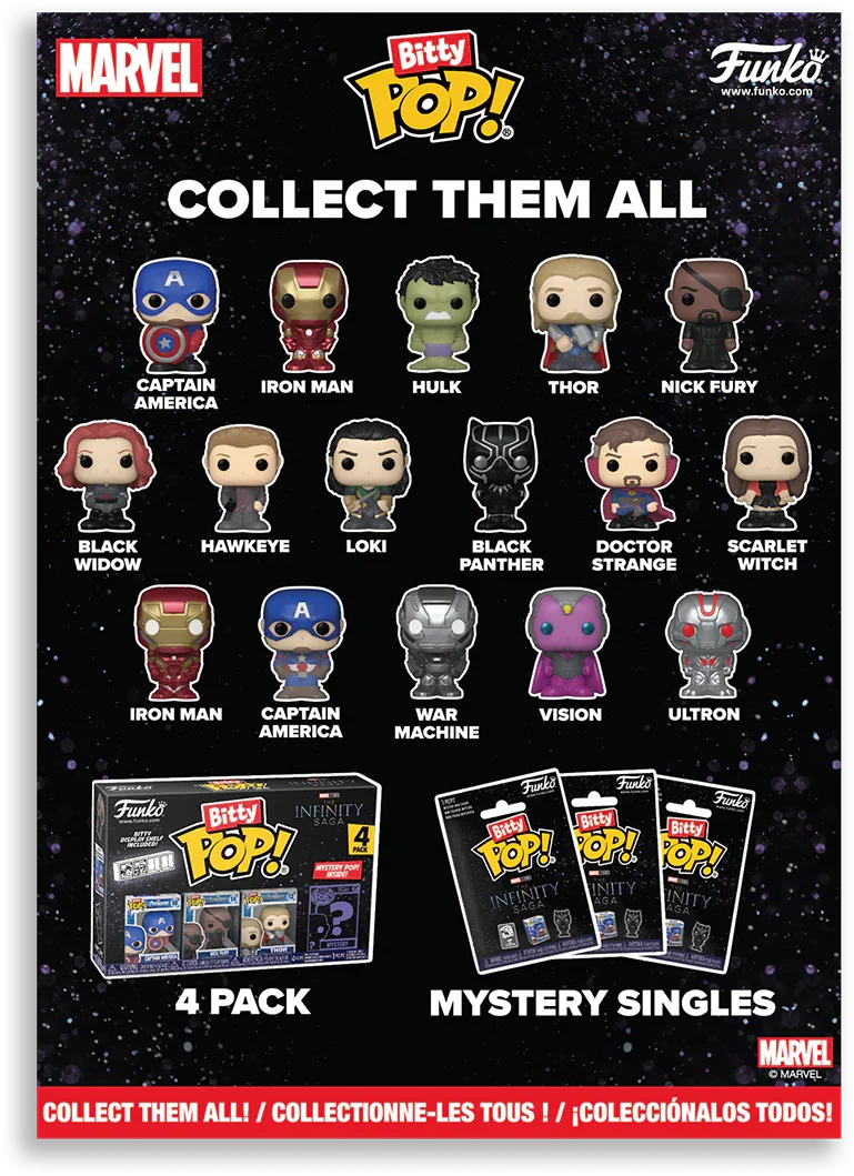 FUN87003 Marvel Comics - Bitty Pop! Vinyl Countdown Calendar - Funko - Titan Pop Culture