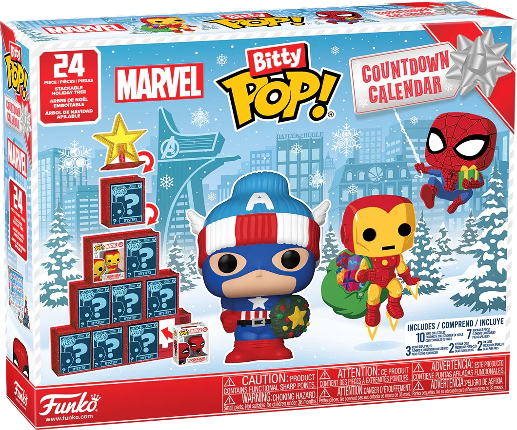 FUN87003 Marvel Comics - Bitty Pop! Vinyl Countdown Calendar - Funko - Titan Pop Culture