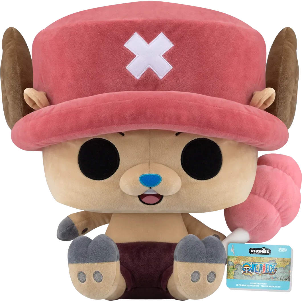 FUN87179 One Piece - Chopper with Cotton Candy 16" Pop! Plush - Funko - Titan Pop Culture