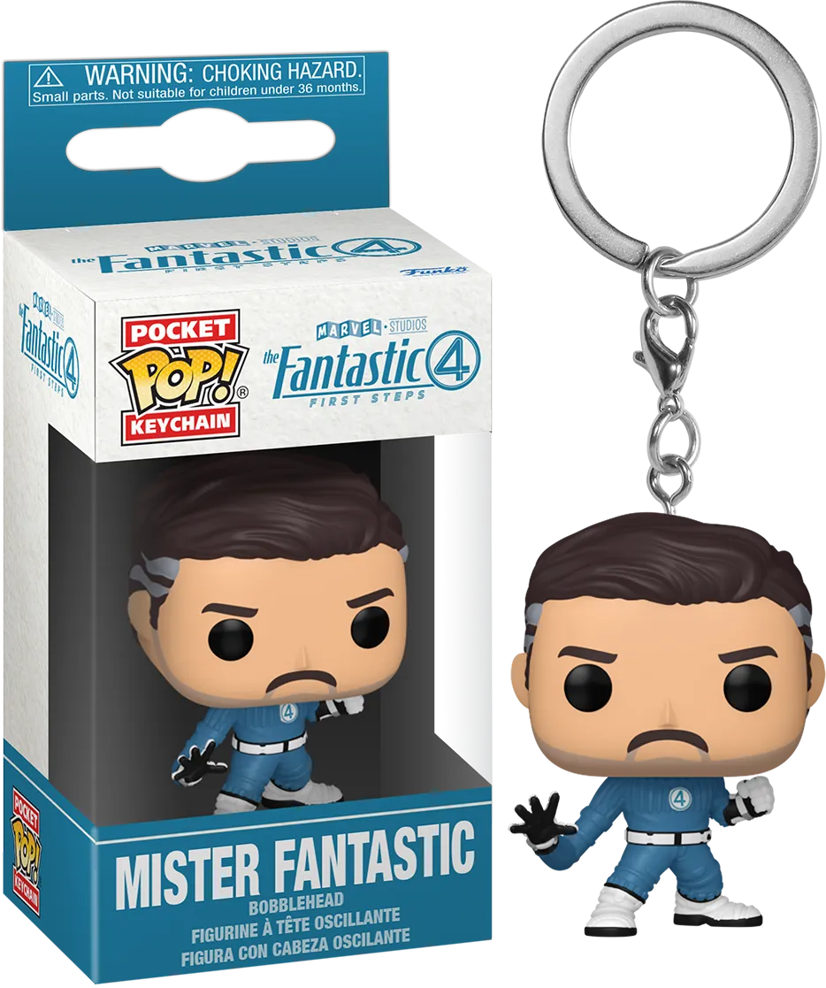 FUN87217 The Fantastic Four (2025) - Mister Fantastic Pop! Keychain - Funko - Titan Pop Culture