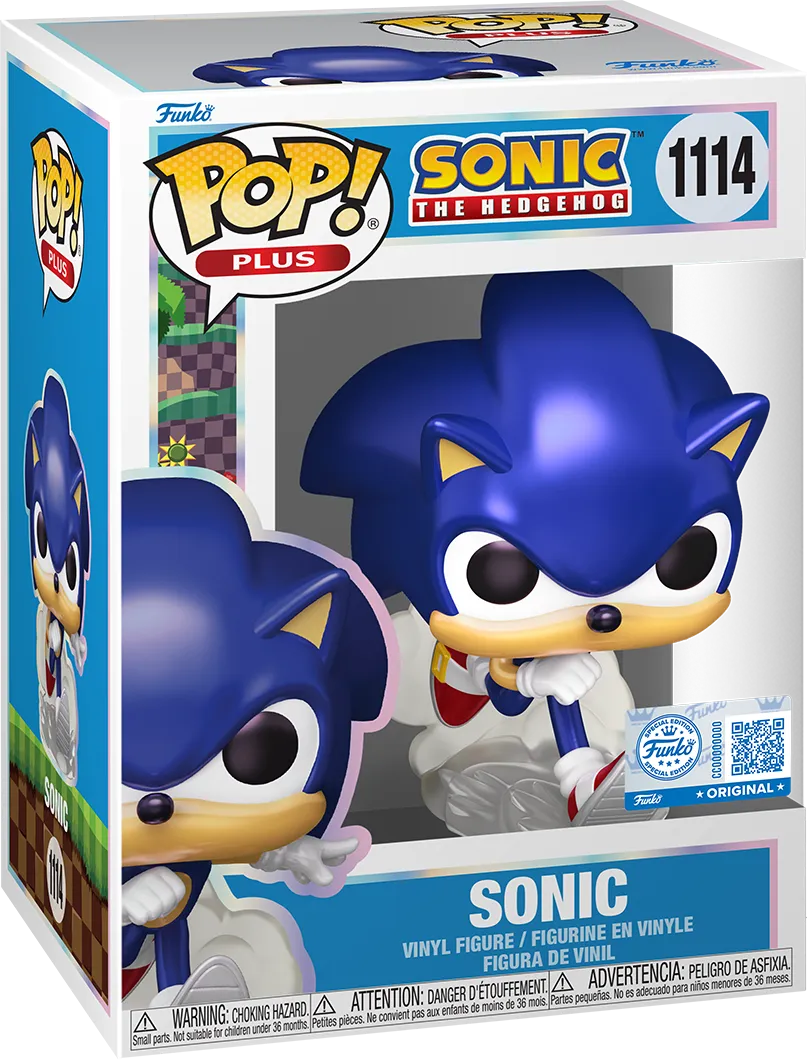 FUN87228 Sonic The Hedgehog - Sonic (Pearlescent) Pop! Plus - Funko - Titan Pop Culture