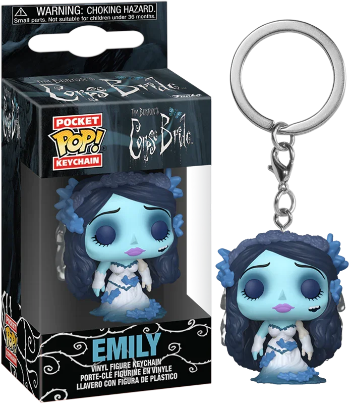 FUN87243 Corpse Bride - Emily Pop! Vinyl Keychain - Funko - Titan Pop Culture
