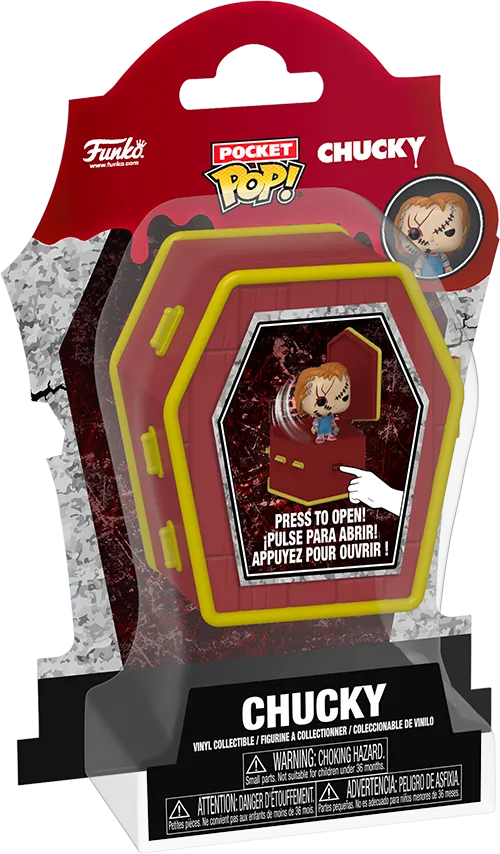 FUN87797 Child's Play - Chucky Pocket Coffin Poppers! - Funko - Titan Pop Culture
