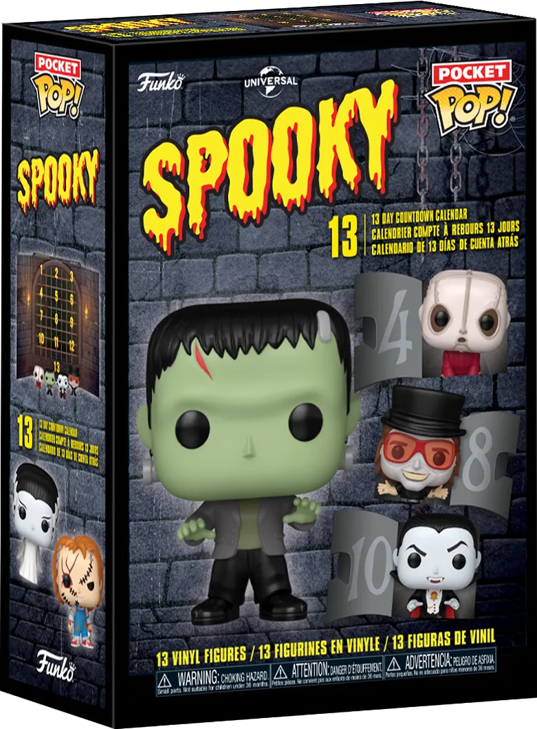 FUN87799 Halloween - 13-Day Killer Countdown Pocket Pop! Vinyl Advent Calendar - Funko - Titan Pop Culture
