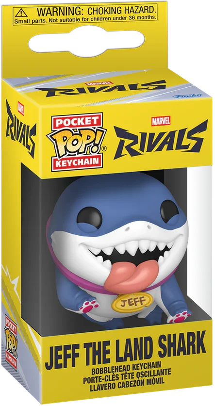 Marvel Rivals - Llavero Pop! de Jeff the Land Shark