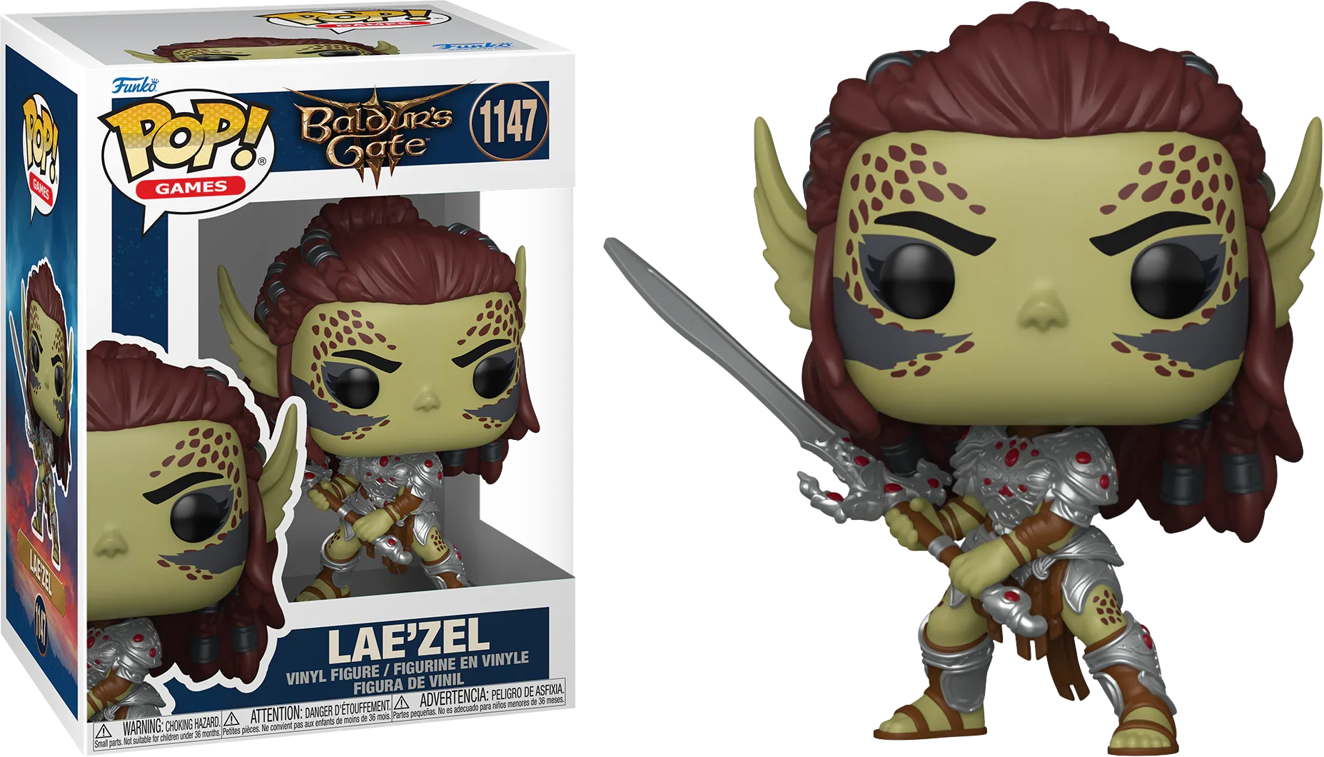 Baldur's Gate 3 - Lae'zel (with Sword) Pop! Vinyl