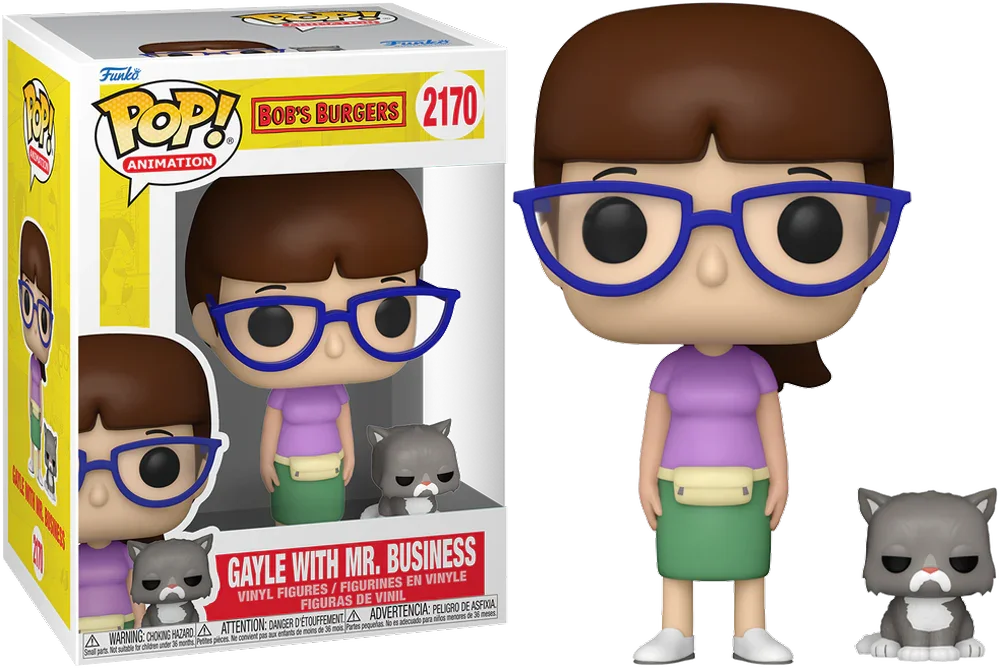 Bob's Burgers - Gayle with Mr.Bus Pop! Vinyl