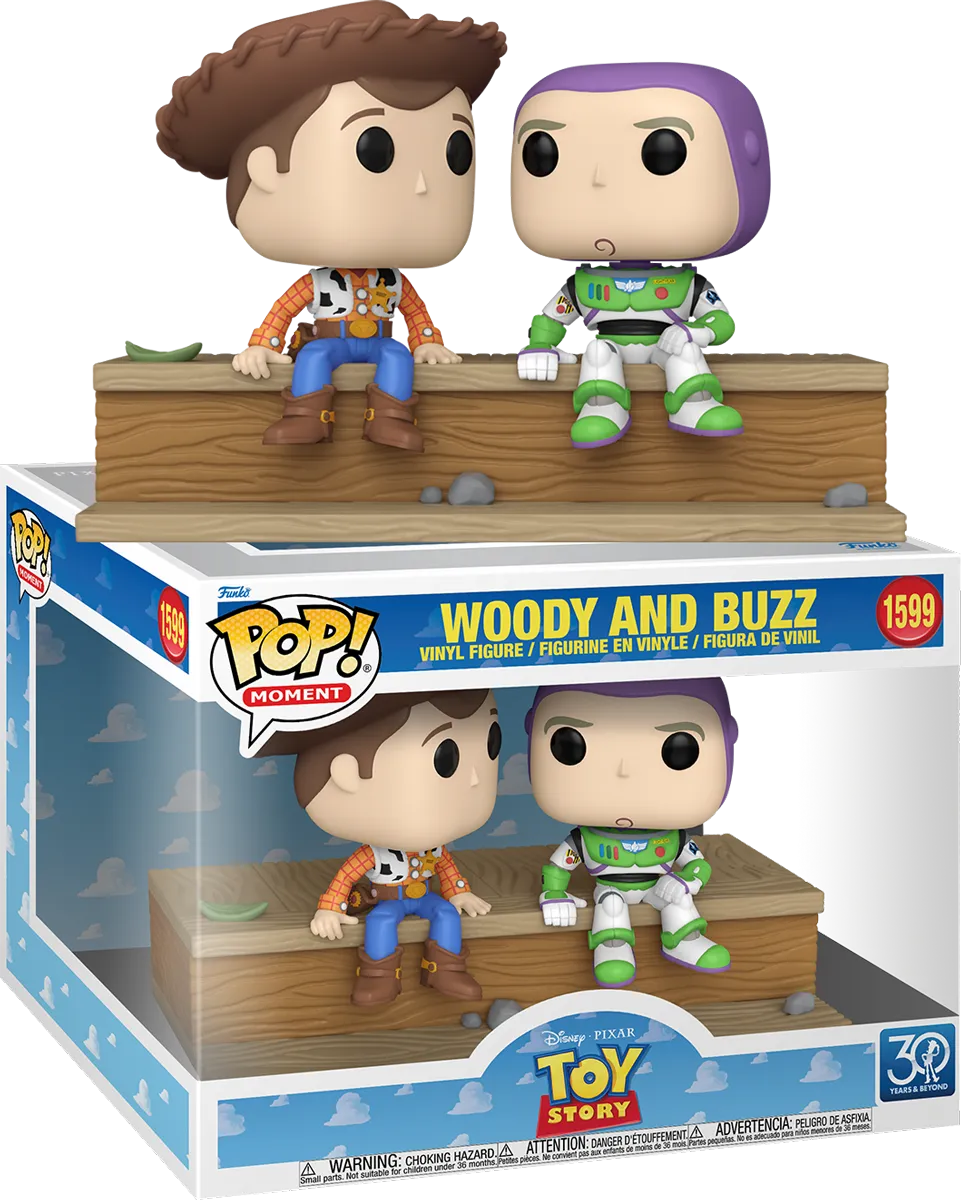FUN88466 Toy Story - Woody & Buzz 30th Anniversary Pop! Vinyl Moment - Funko - Titan Pop Culture