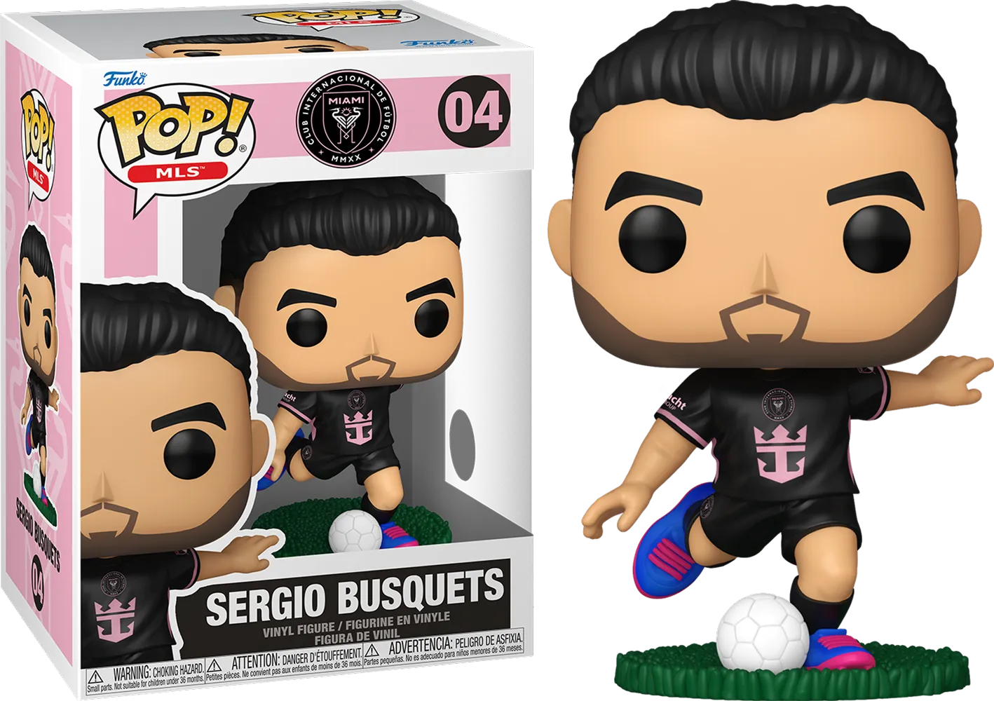 FUN88619 MLS: Inter Miami - Sergio Busquets (Away) Pop! Vinyl - Funko - Titan Pop Culture