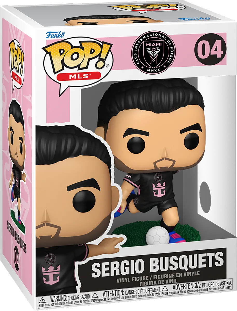 FUN88619 MLS: Inter Miami - Sergio Busquets (Away) Pop! Vinyl - Funko - Titan Pop Culture