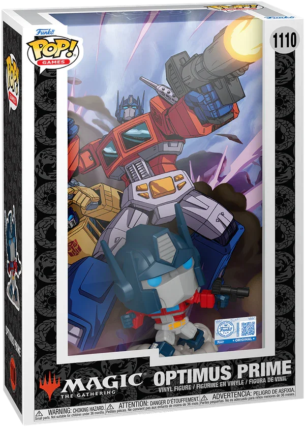 Transformers X Magic: The Gathering - Optimus Prime Pop! Cover