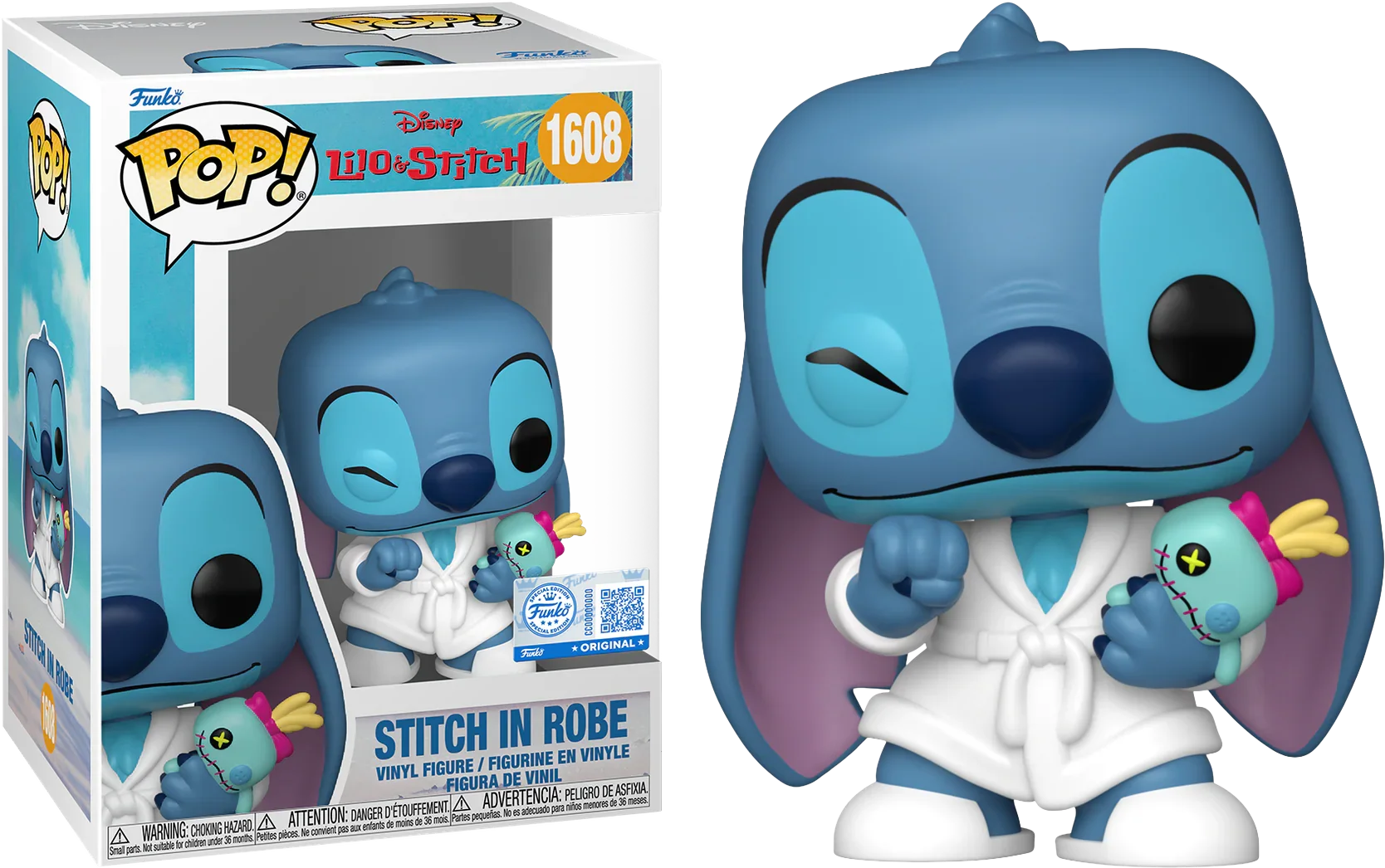 Lilo & Stitch - Stitch in Robe Pop! Vinyl