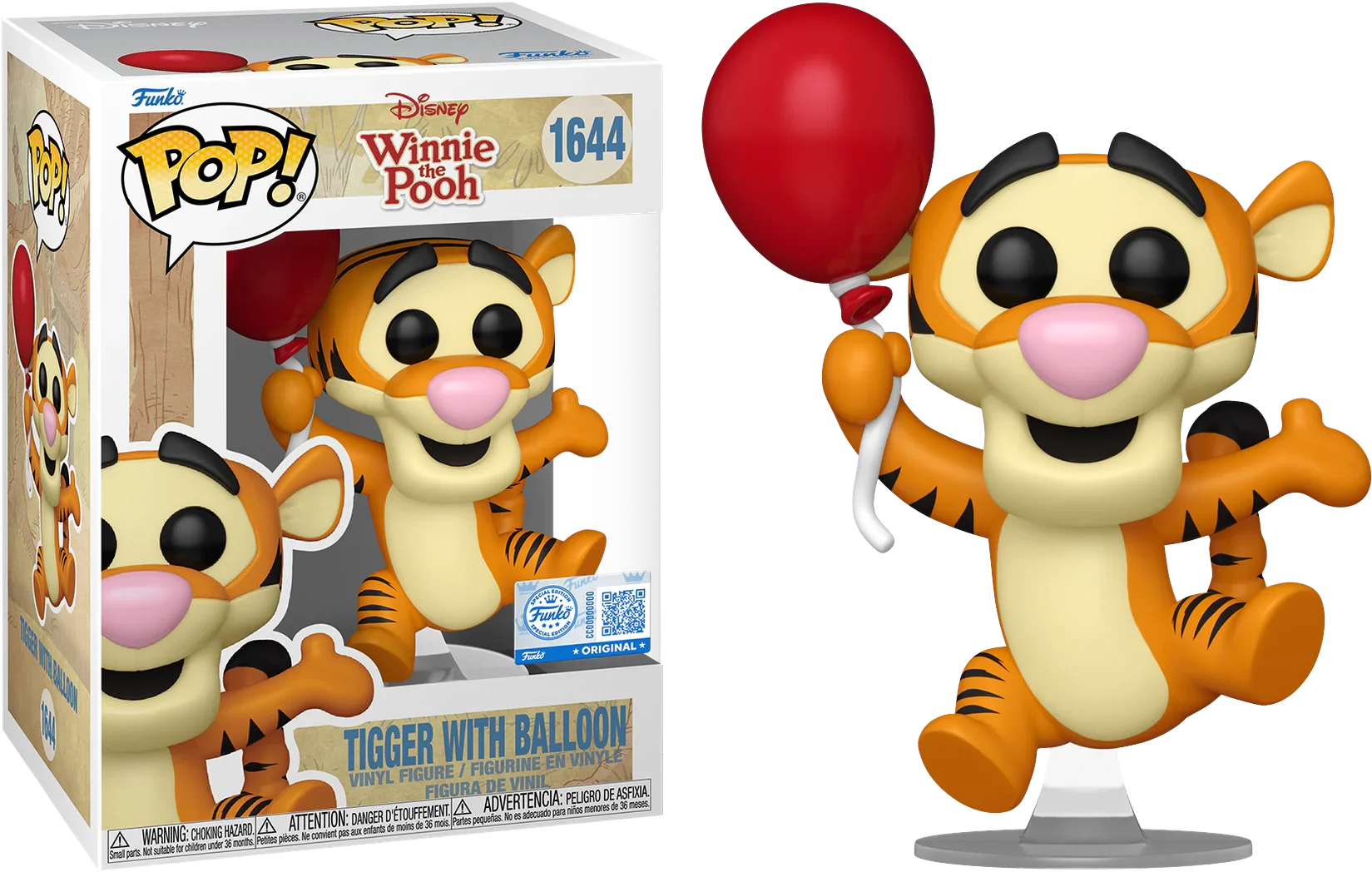 Winnie the Pooh - Tigger with Balloon Pop! Vinyl
