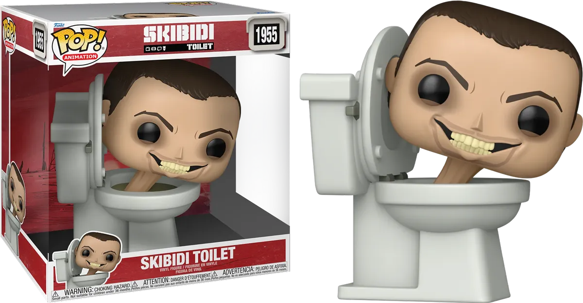 FUN88834 Skibidi Toilet - Skibidi Toilet 10" Pop! Vinyl - Funko - Titan Pop Culture