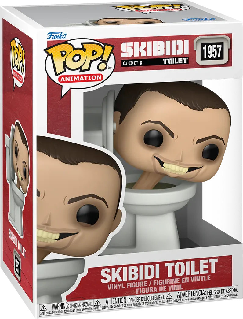 FUN88836 Skibidi Toilet - Skibidi Toilet Pop! Vinyl - Funko - Titan Pop Culture