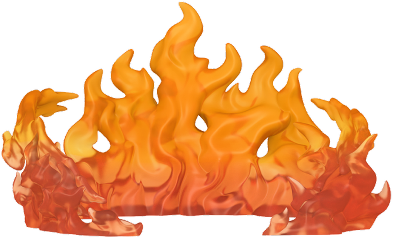 Pop! Elements - Fire Pop! Environment Base