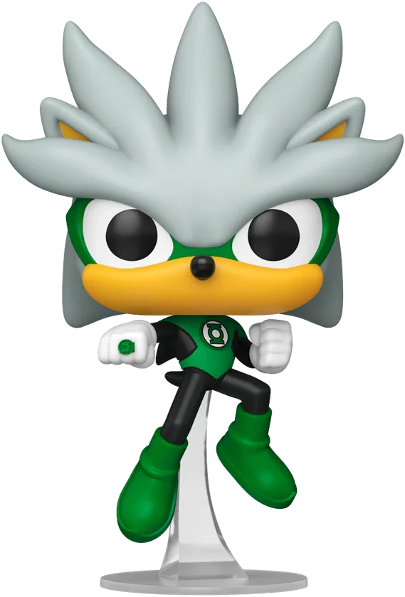 Justice League X Sonic the Hedgehog - Silver as Green Lantern Pop! Vinyl
