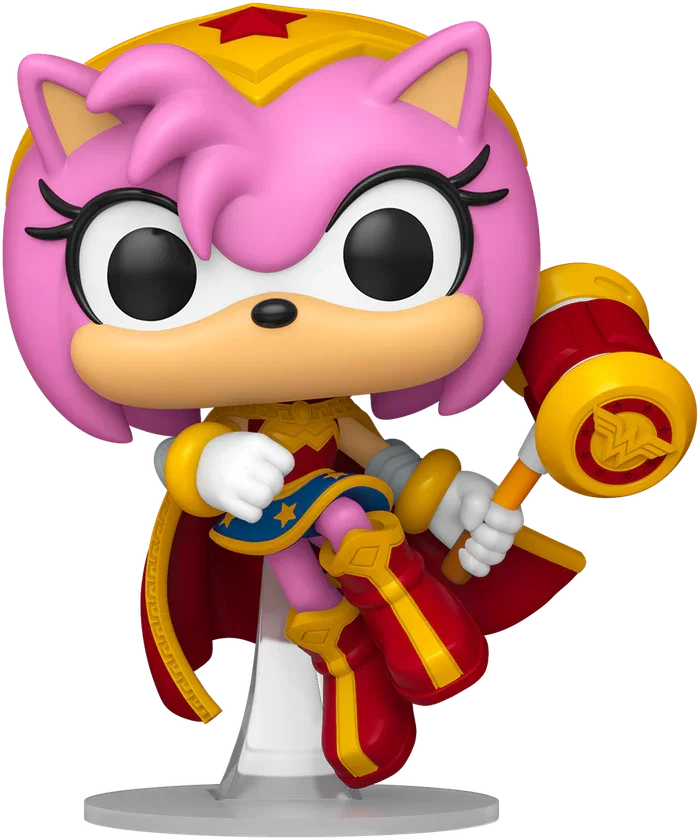 Justice League X Sonic the Hedgehog - Amy Rose as Wonder Woman Pop! Vinyl