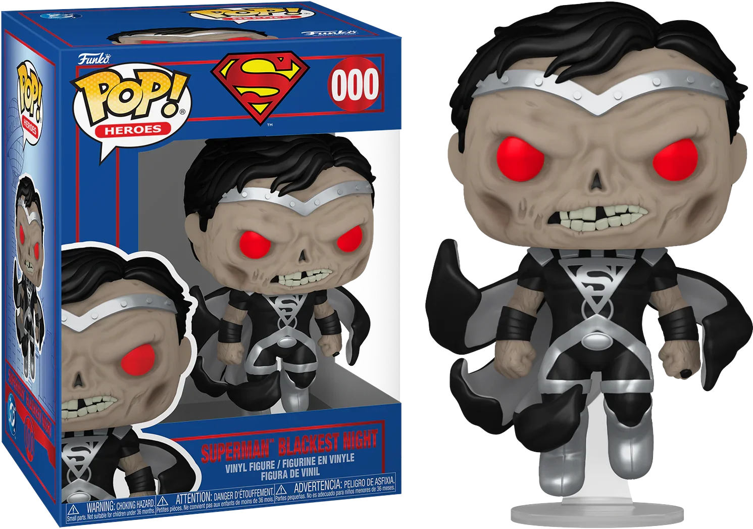 DC Comics: Shield Through the Ages - Superman (Blackest Night) Pop! Vinyl