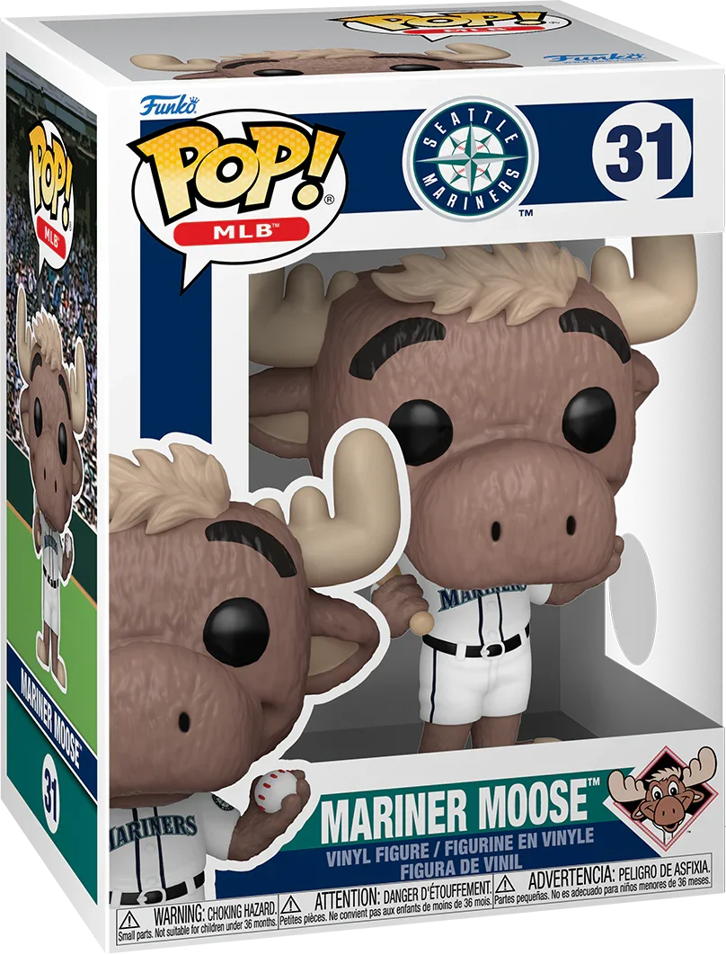 FUN89131 MLB: Mascots - Seattle Mariner Moose Pop! Vinyl - Funko - Titan Pop Culture