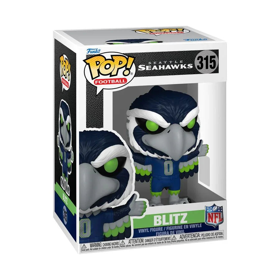 FUN89134 NFL: Mascots - Seattle Seahawks Blitz Pop! Vinyl - Funko - Titan Pop Culture