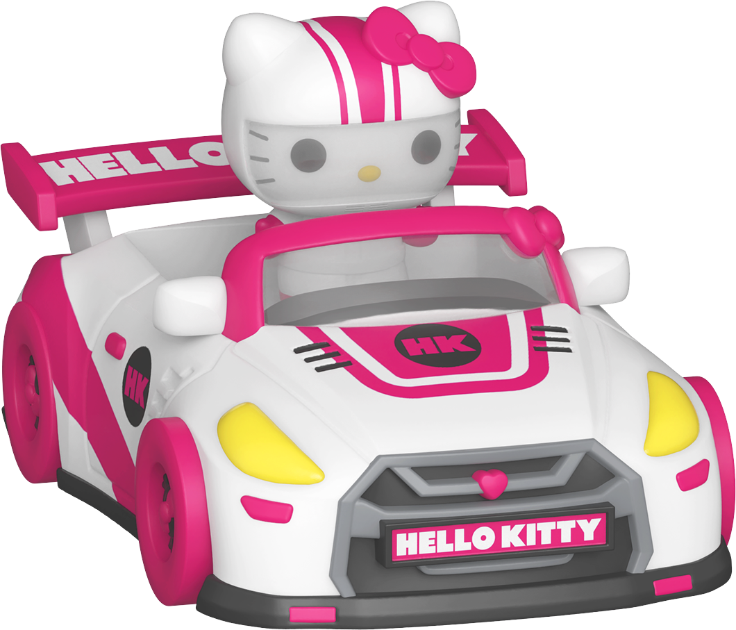 Hello Kitty & Friends - Hello Kitty in Racecar Bitty Pop! Ride Vinyl