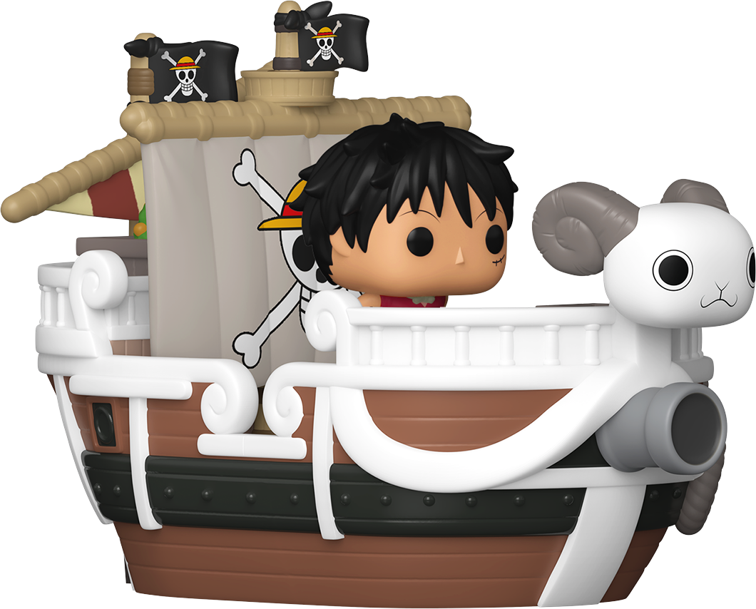 One Piece - Monkey D. Luffy & The Going Merry Bitty Pop! Ride Vinyl