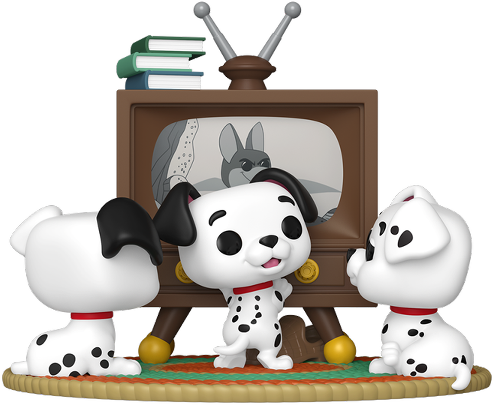 101 Dalmatians (1961) - Rolly, Patch & Lucky with TV Pop! Moment