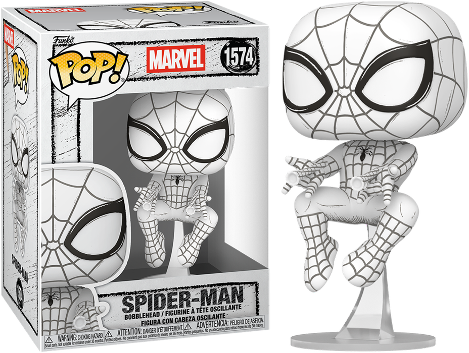 Marvel: Sketched - Spider-Man Pop! Vinyl