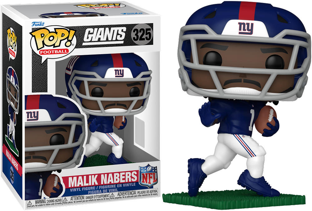 NFL: Giants - Malik Nabers Pop! Vinyl