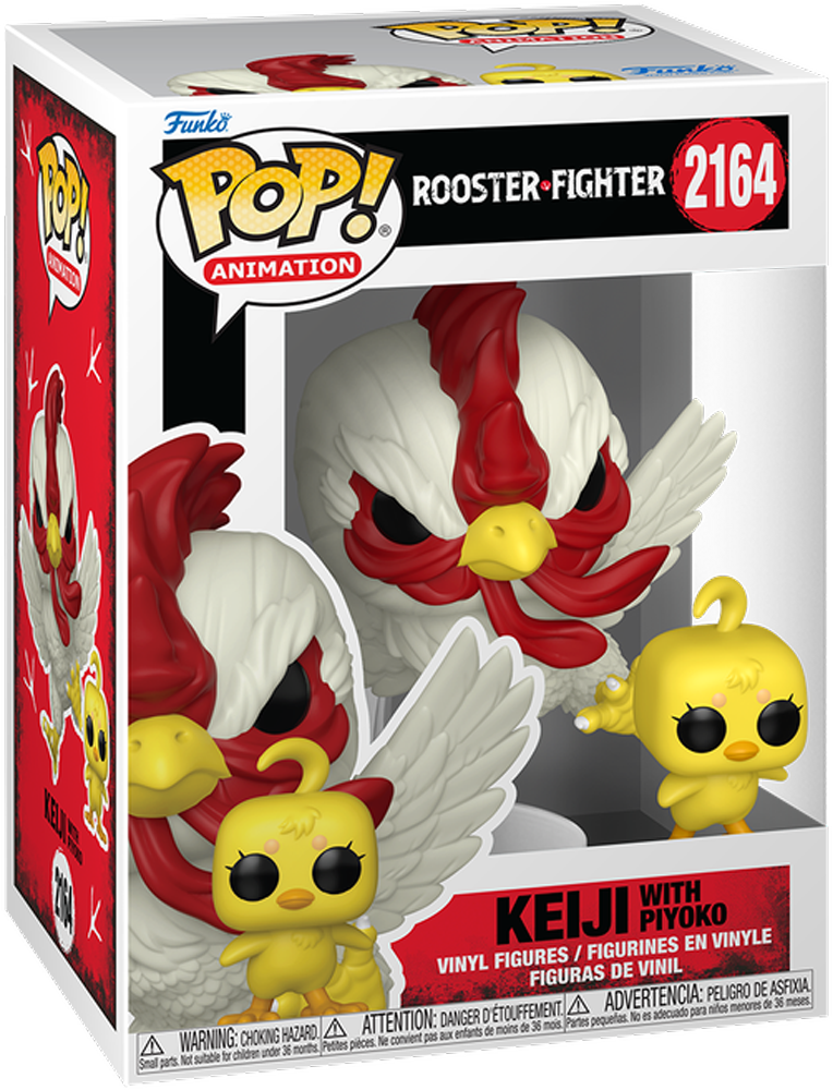 Rooster Fighter - Keiji con Piyoko Pop! Vinyl